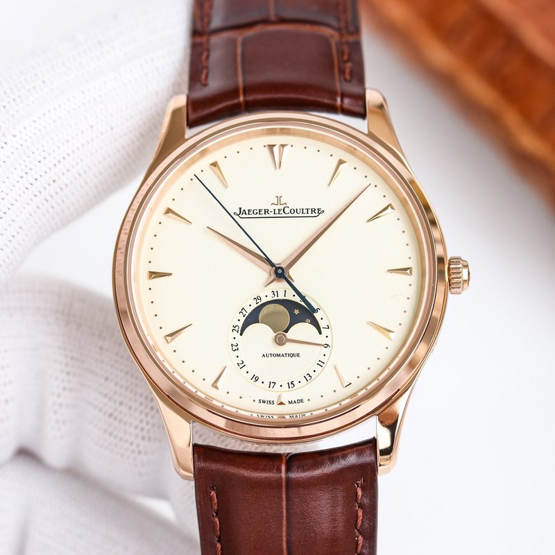 Jaeger-LeCoultre Master Ultra Thin Moon Phase 39mm Elegant Dual Calendar-5