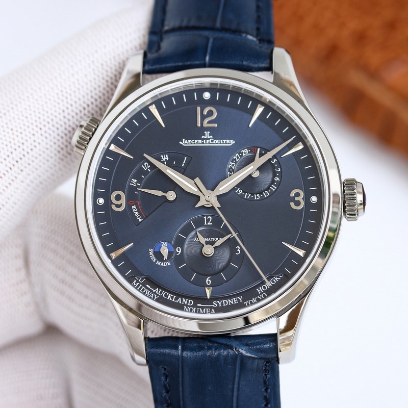 Jaeger-LeCoultre Master Series Multi-Timezone Replica Watch with Signature Features-3