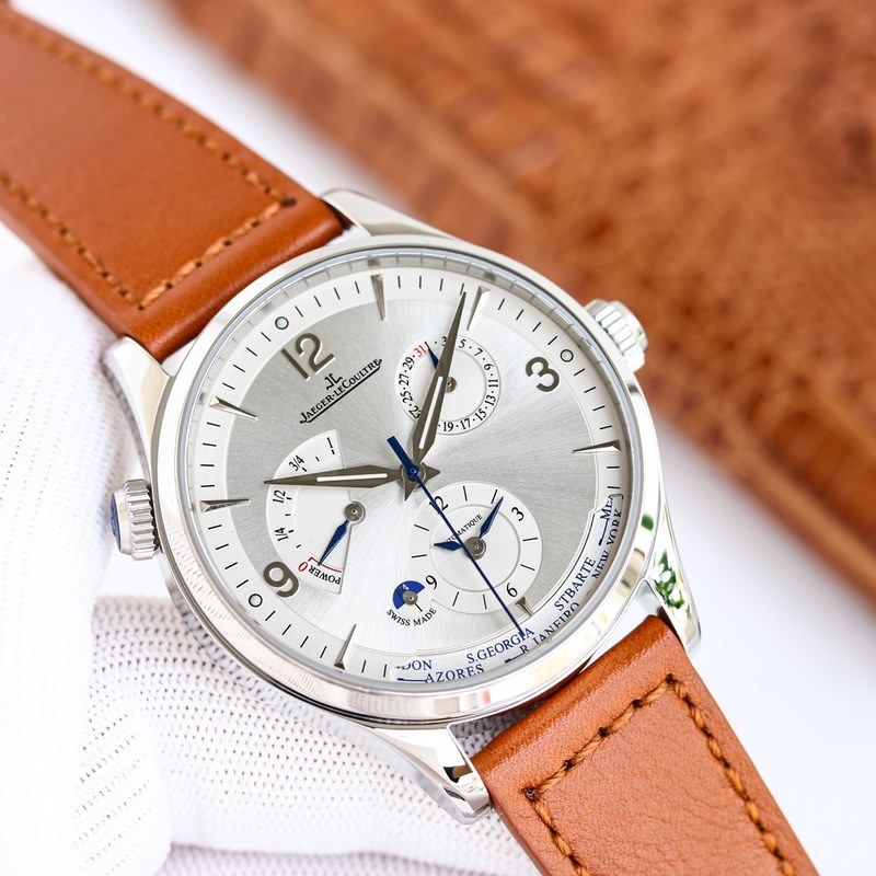 Jaeger-LeCoultre Master Series Multi-Timezone Replica Watch with Signature Features-6