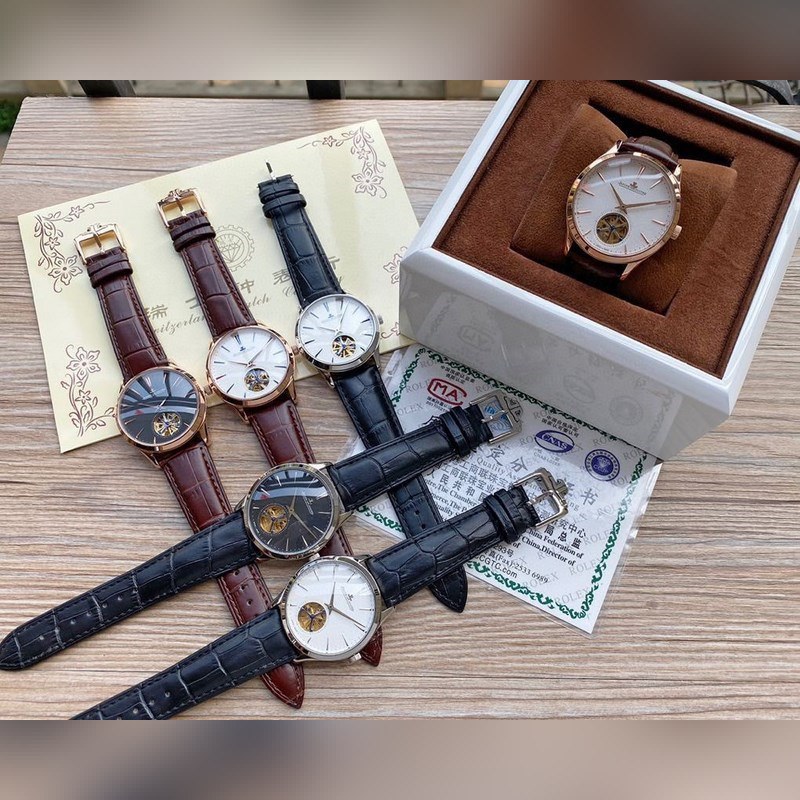 Jaeger LeCoultre Master Series Men's Replica Watch Simple Two-Hand Tourbillon-2