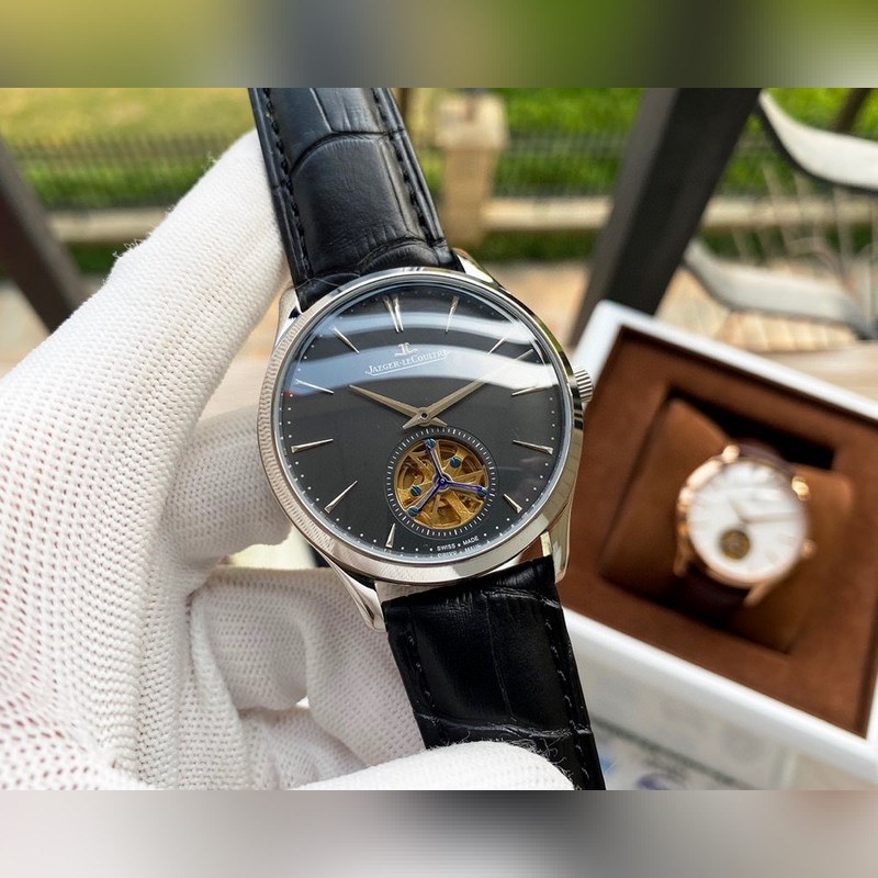 Jaeger LeCoultre Master Series Men's Replica Watch Simple Two-Hand Tourbillon-4