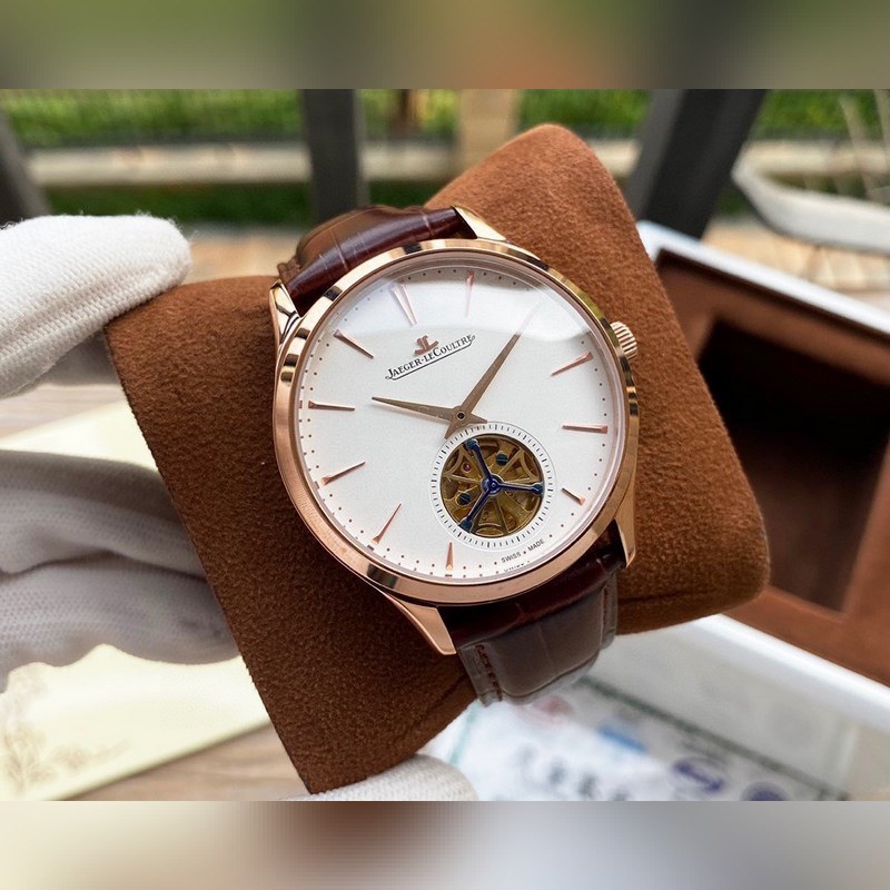 Jaeger LeCoultre Master Series Men's Replica Watch Simple Two-Hand Tourbillon-7