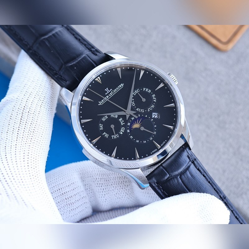 Jaeger-LeCoultre Master Ultra Thin Moon Premium Multifunctional Men's Replica Watch-2