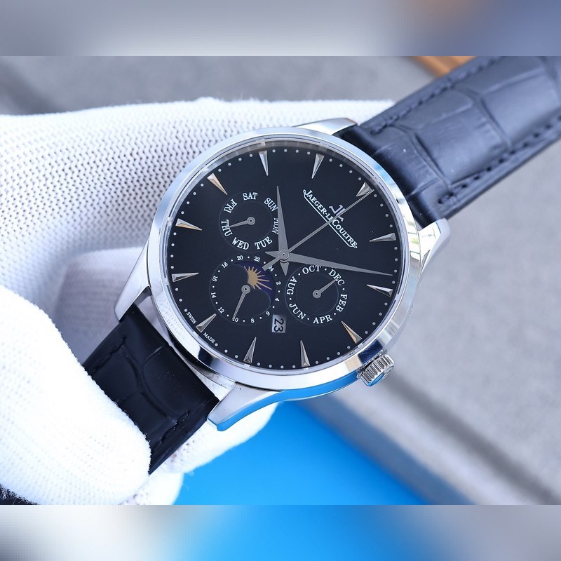 Jaeger-LeCoultre Master Ultra Thin Moon Premium Multifunctional Men's Replica Watch-3