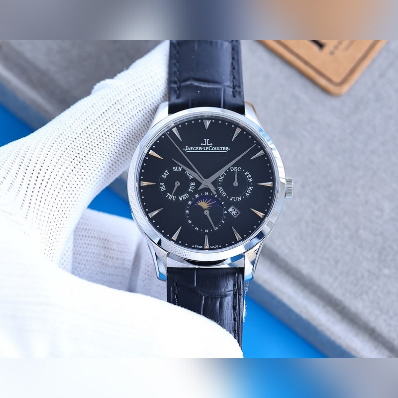 Jaeger-LeCoultre Master Ultra Thin Moon Premium Multifunctional Men's Replica Watch-8