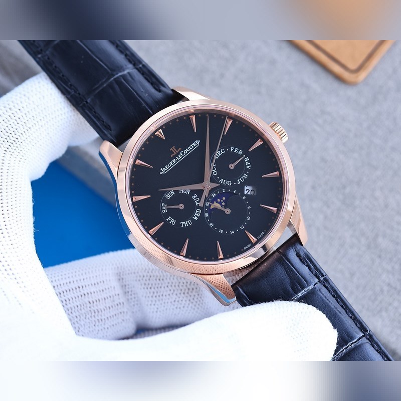 Jaeger-LeCoultre Master Ultra Thin Moon Best Men's Replica Watch Upgrade-1