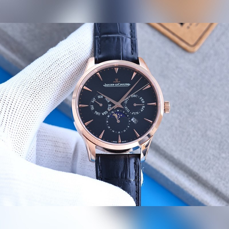 Jaeger-LeCoultre Master Ultra Thin Moon Best Men's Replica Watch Upgrade-2