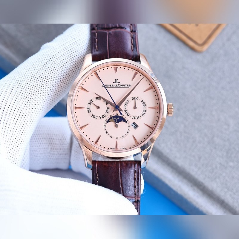 Jaeger-LeCoultre Master Ultra Thin Moon Best Men's Replica Watch Upgrade-3