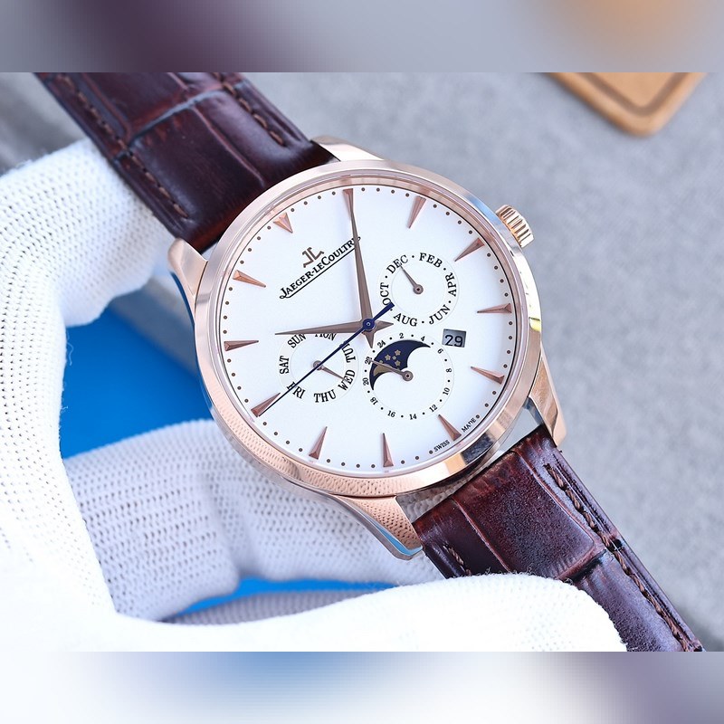 Jaeger-LeCoultre Master Ultra Thin Moon Best Men's Replica Watch Upgrade-4