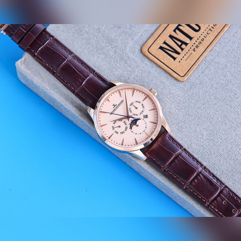 Jaeger-LeCoultre Master Ultra Thin Moon Best Men's Replica Watch Upgrade-5