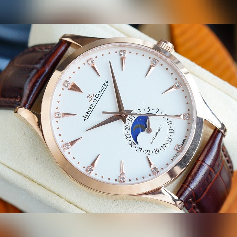 Jaeger-LeCoultre Master Ultra Thin Moon Men's Replica Watch Upgrade-6