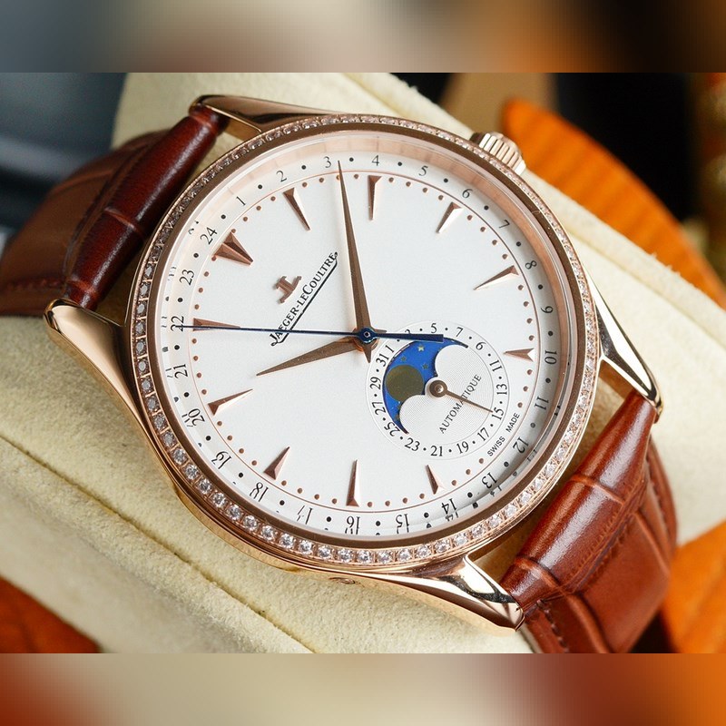 Jaeger-LeCoultre Master Moonphase 39mm 24-hour subdial exquisite craftsmanship-2