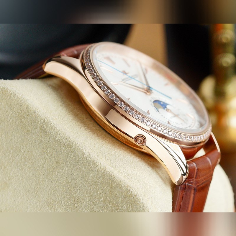 Jaeger-LeCoultre Master Moonphase 39mm 24-hour subdial exquisite craftsmanship-6