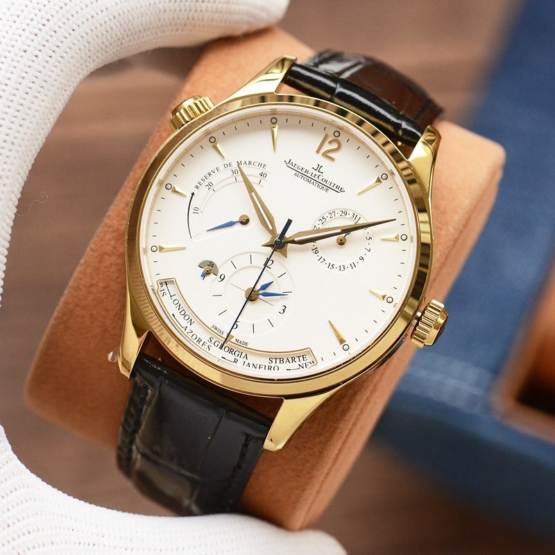 Jaeger-LeCoultre Master Series Multi-Time Zone Replica Watch with Signature Features-4