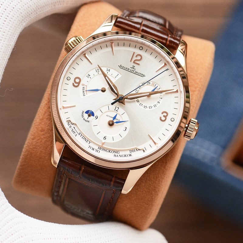 Jaeger-LeCoultre Master Series Multi-Time Zone Replica Watch with Iconic Features-2