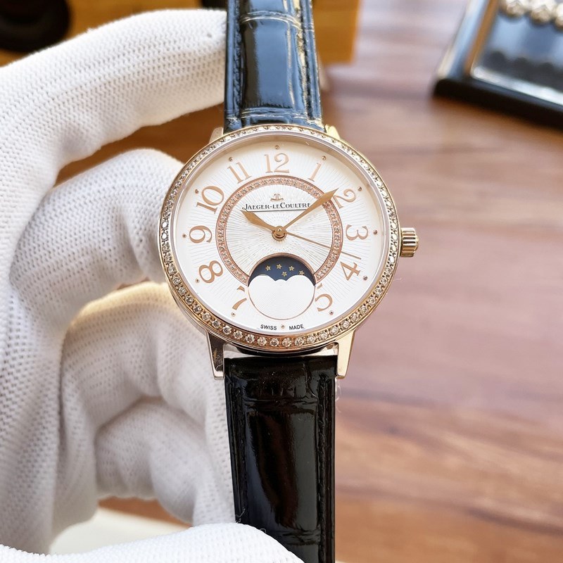 Jaeger-LeCoultre Moonphase Rendez-Vous White Model 3578430 Rose Gold Model Q3523570-2