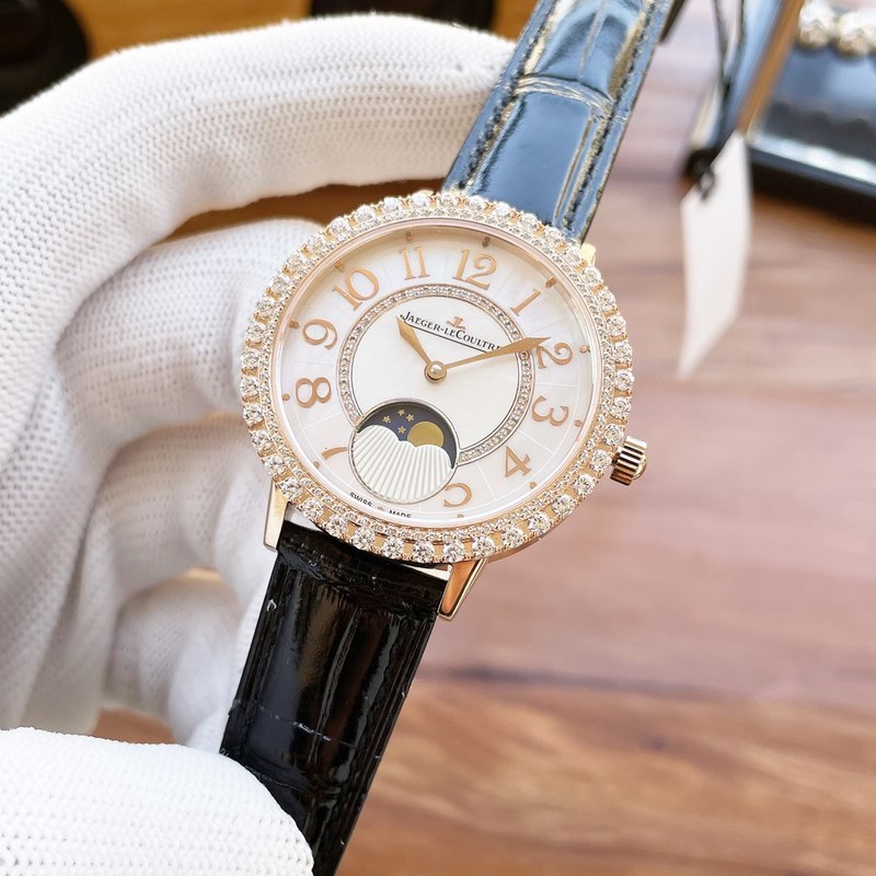 Jaeger-LeCoultre Moonphase Rendez-Vous White Model 3578430 Rose Gold Model Q3523570-4