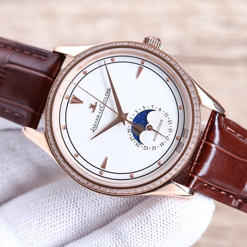 Jaeger-LeCoultre Master Moonphase 39mm 24-hour subdial high quality-6