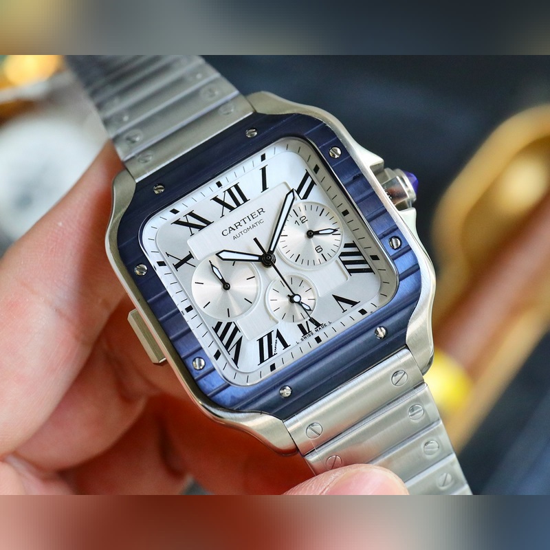 Cartier Santos WSSA0017 Automatic Mechanical Replica Watch Premium Quality-2