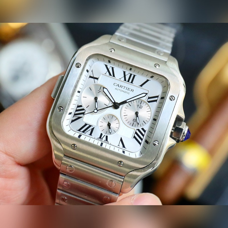 Cartier Santos WSSA0017 Automatic Mechanical Replica Watch Premium Quality-8