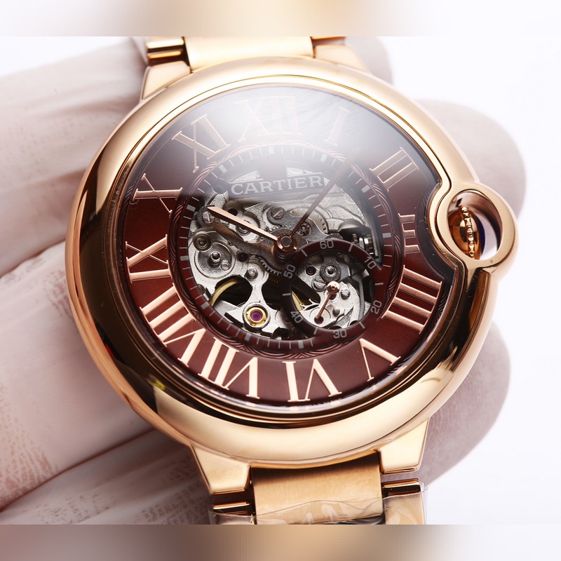Cartier Ballon Bleu Series Japanese Seiko 82S7 Automatic Movement Durable Water Resistance-3