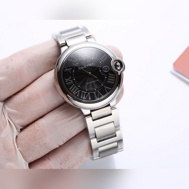 Cartier Ballon Bleu 42mm Men's Replica Watch New Upgrade Premium Craftsmanship Blue Dial-2