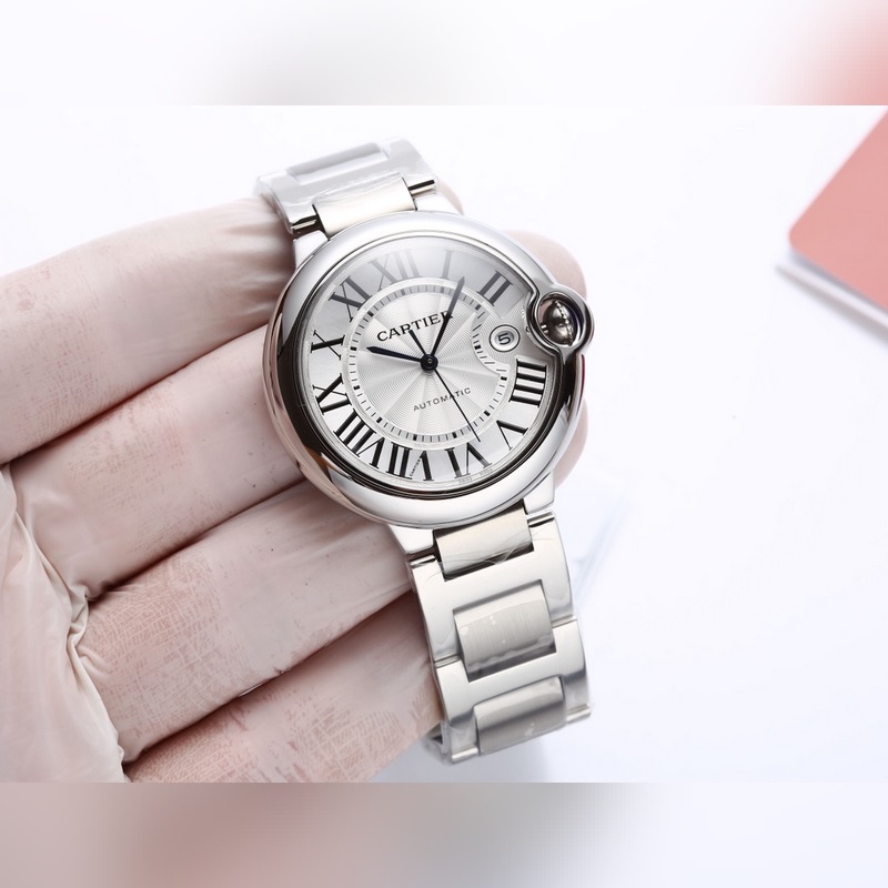 Cartier Ballon Bleu 42mm Men's Replica Watch New Upgrade Premium Craftsmanship Blue Dial-4