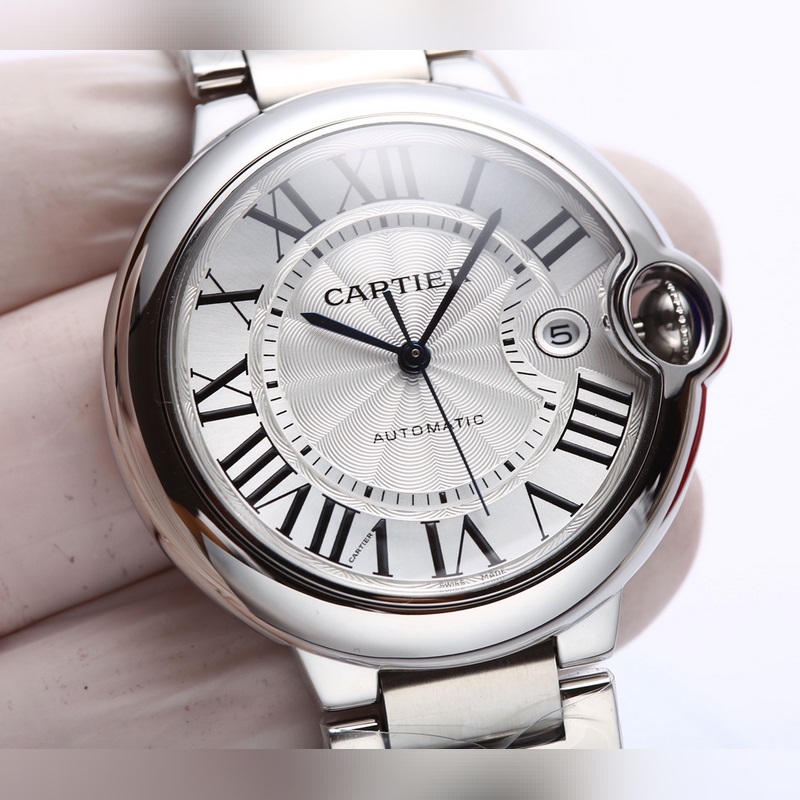 Cartier Ballon Bleu 42mm Men's Replica Watch New Upgrade Premium Craftsmanship Blue Dial-5