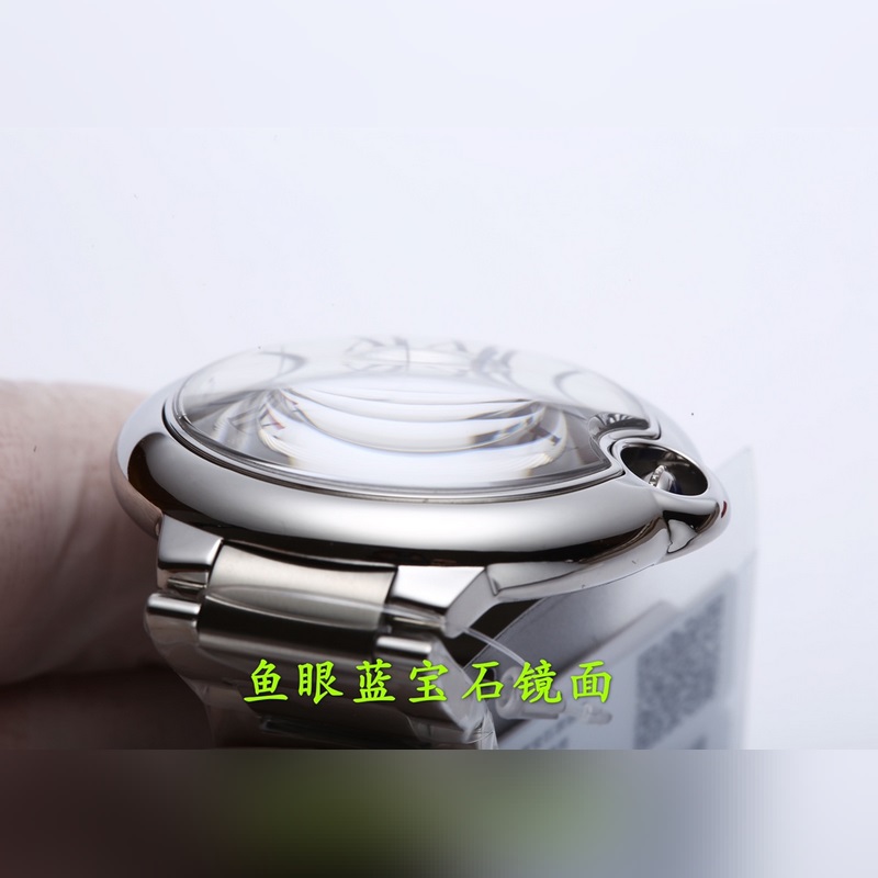 Cartier Ballon Bleu 42mm Men's Replica Watch New Upgrade Premium Craftsmanship Blue Dial-6