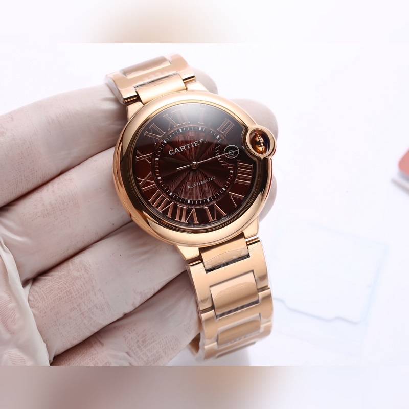 Cartier Ballon Bleu 42mm Men's Replica Watch Upgraded Handcrafted Premium Quality-4