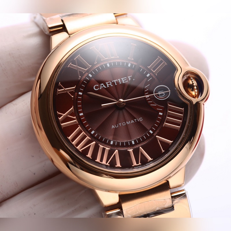 Cartier Ballon Bleu 42mm Men's Replica Watch Upgraded Handcrafted Premium Quality-5