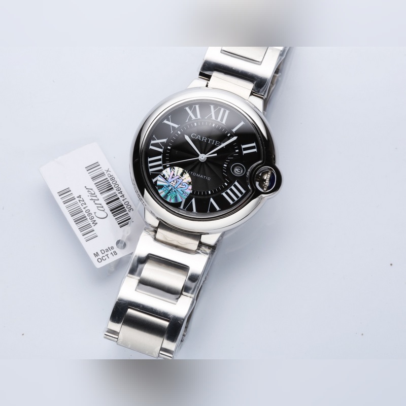 Cartier Ballon Bleu 42mm Men's Replica Watch with Original Citizen 8215 Movement-4