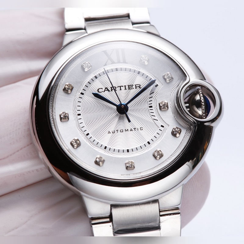 High-Quality Cartier Ballon Bleu 3284253191 Women's Replica Watch 33MM-1