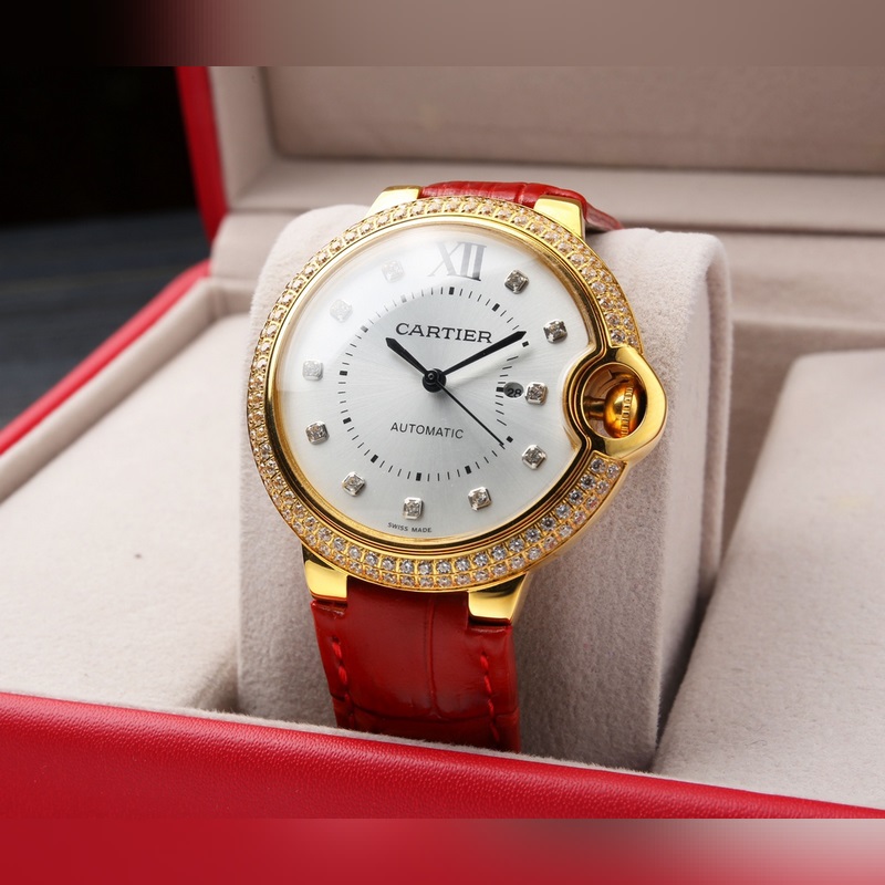 Cartier Ballon Bleu 36mm Women's Replica Watch with Citizen 6T51 Movement-1