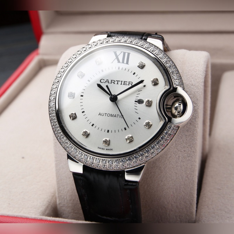 Cartier Ballon Bleu 36mm Women's Replica Watch with Citizen 6T51 Movement-4