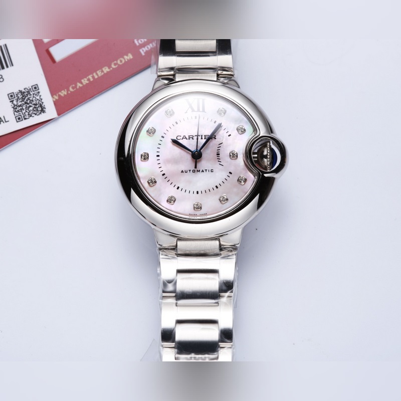 Cartier Ballon Bleu 3284253191 Women's Replica Watch 33MM High Quality-4