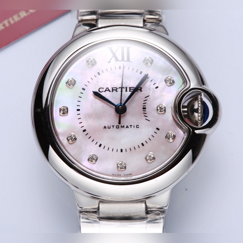 Cartier Ballon Bleu 3284253191 Women's Replica Watch 33MM High Quality-5