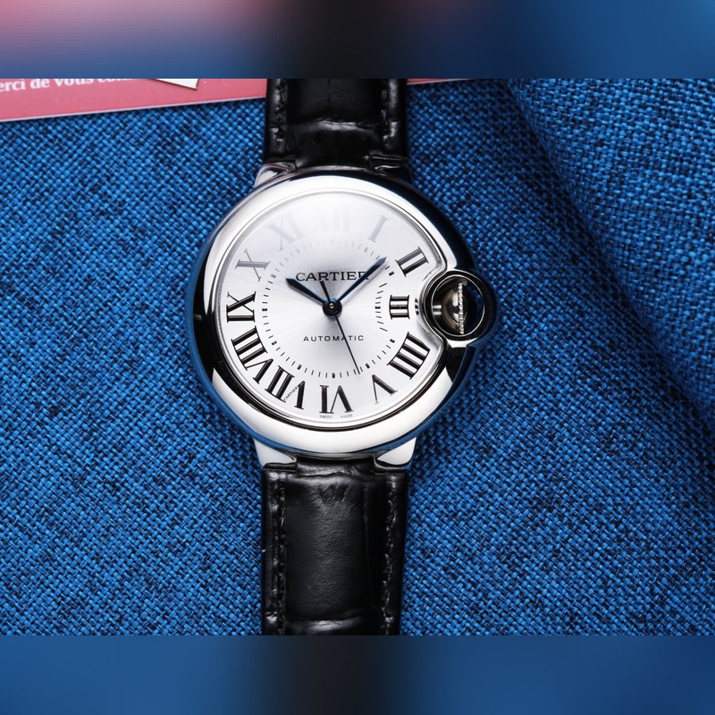 High-Quality Cartier Ballon Bleu 33MM Women's Replica Watch 3284253191-2