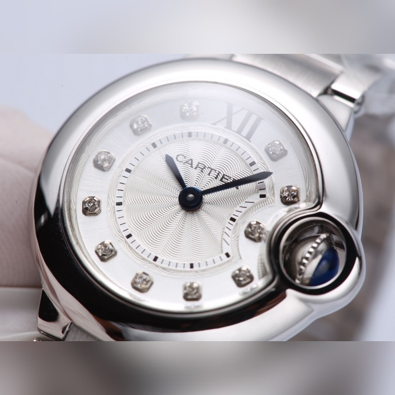 High-Quality Cartier Ballon Bleu 262080VX3009 Women's Replica Watch 28MM-2