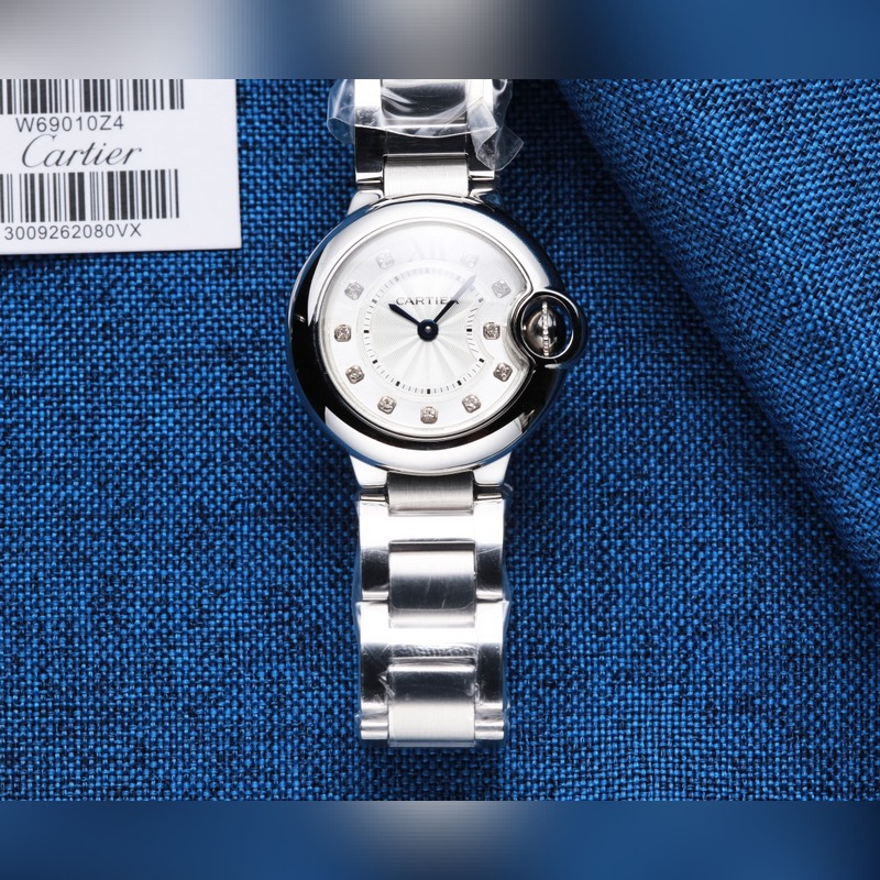 High-Quality Cartier Ballon Bleu 262080VX3009 Women's Replica Watch 28MM-3