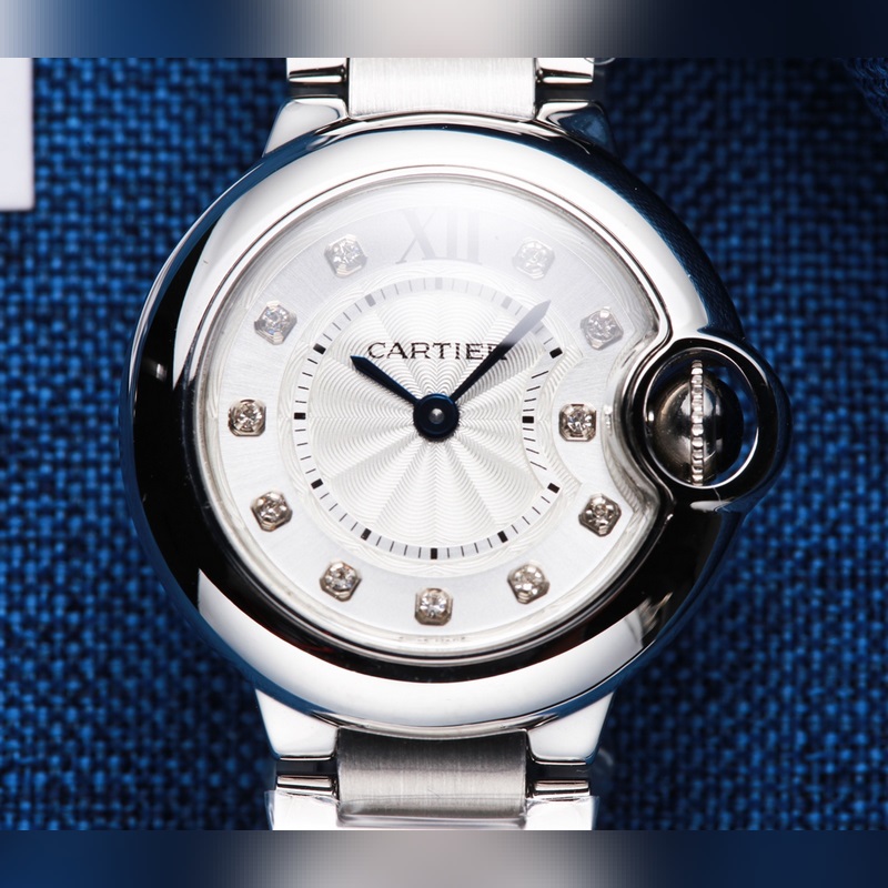 High-Quality Cartier Ballon Bleu 262080VX3009 Women's Replica Watch 28MM-4