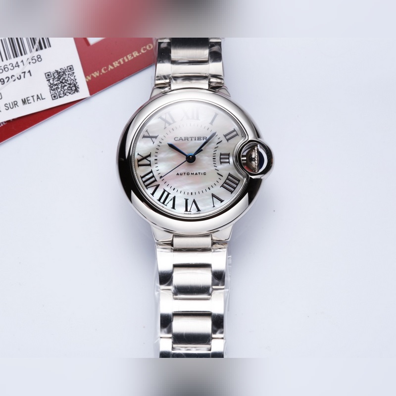 Cartier Ballon Bleu 3284253191 Women's Replica Watch 33MM High Quality-4