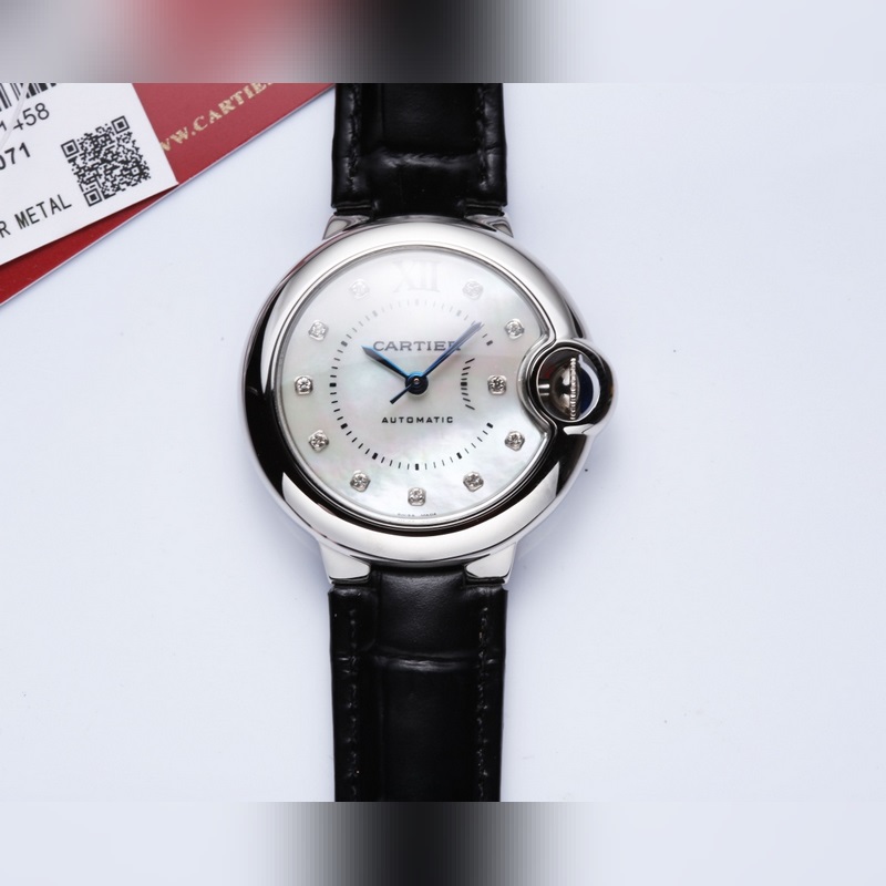 Cartier Ballon Bleu 33MM Women's Replica Watch High Quality 3284253191-4