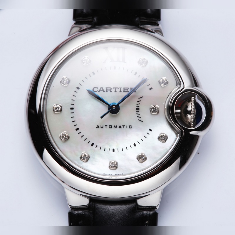 Cartier Ballon Bleu 33MM Women's Replica Watch High Quality 3284253191-5