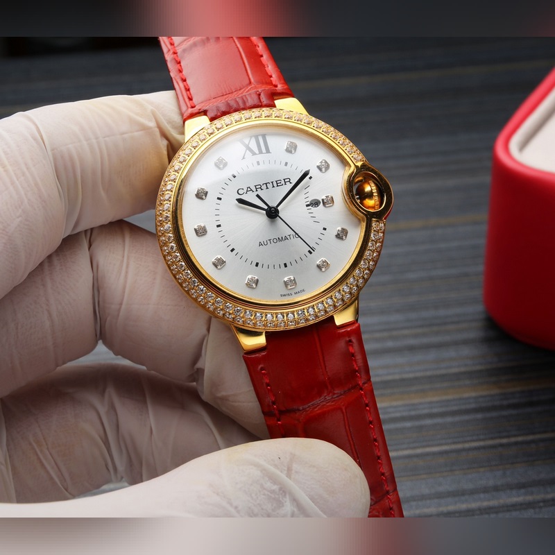 Cartier Ballon Bleu 36mm Women's Replica Watch CITIZEN 6T51 Movement Premium Quality-3