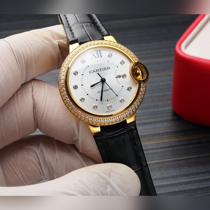 Cartier Ballon Bleu 36mm Women's Replica Watch CITIZEN 6T51 Movement Premium Quality-4