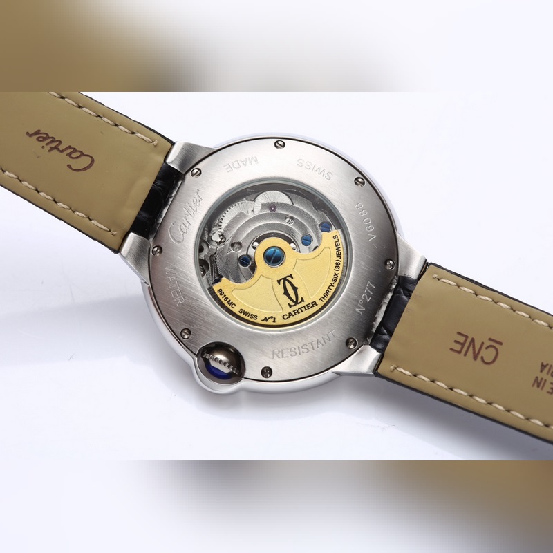 Cartier Ballon Bleu Tourbillon Mechanical Women's Replica Watch-8