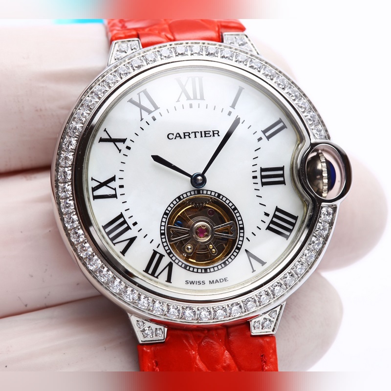 Cartier Ballon Bleu Tourbillon Women's Replica Watch Elegant Timepiece-3