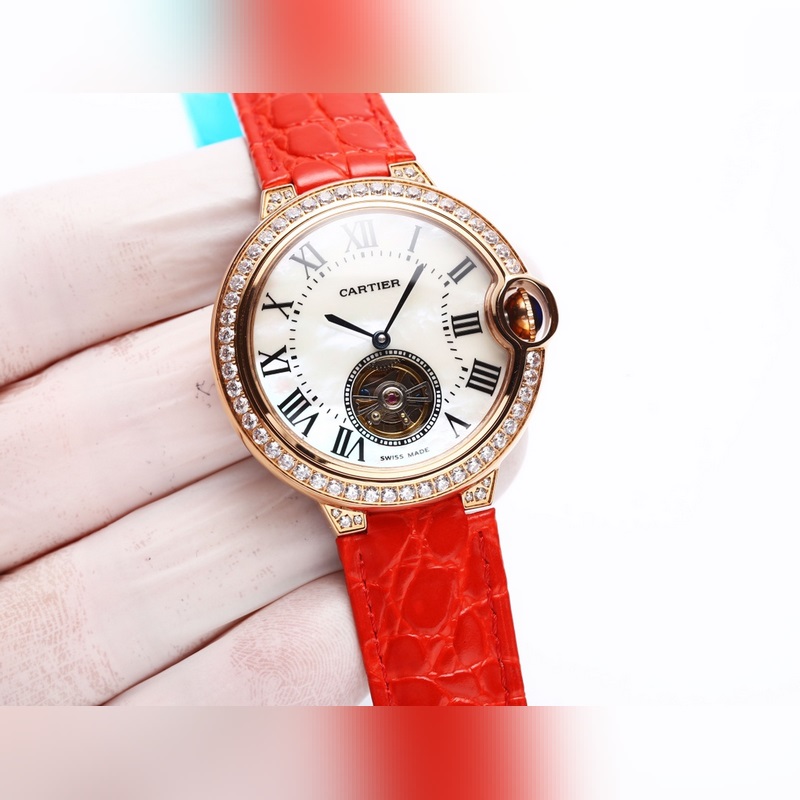 Cartier Ballon Bleu Tourbillon Women's Replica Watch Elegant Timepiece-4