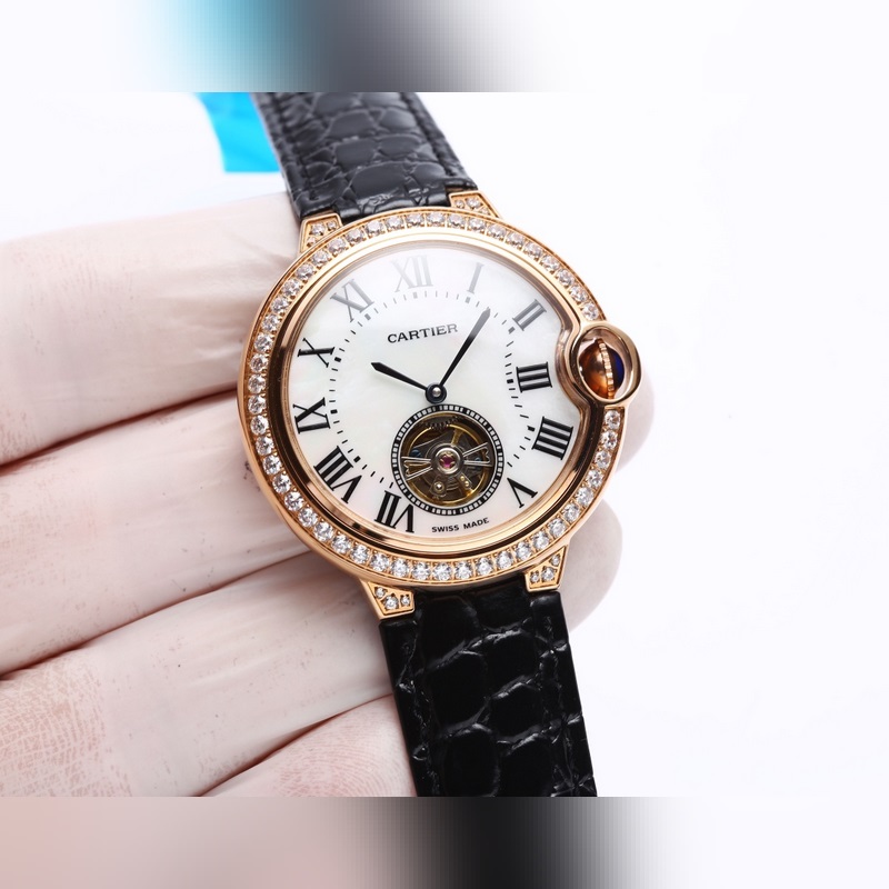 Cartier Ballon Bleu Tourbillon Women's Replica Watch Elegant Timepiece-5